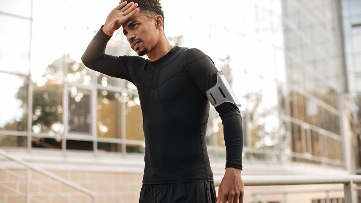 récupération sportive d'un coureur